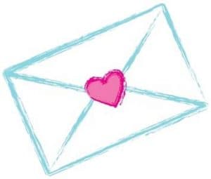 Enveloppe cœur - Heart enveloppe