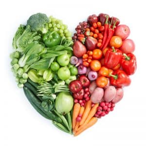 Raw food heart